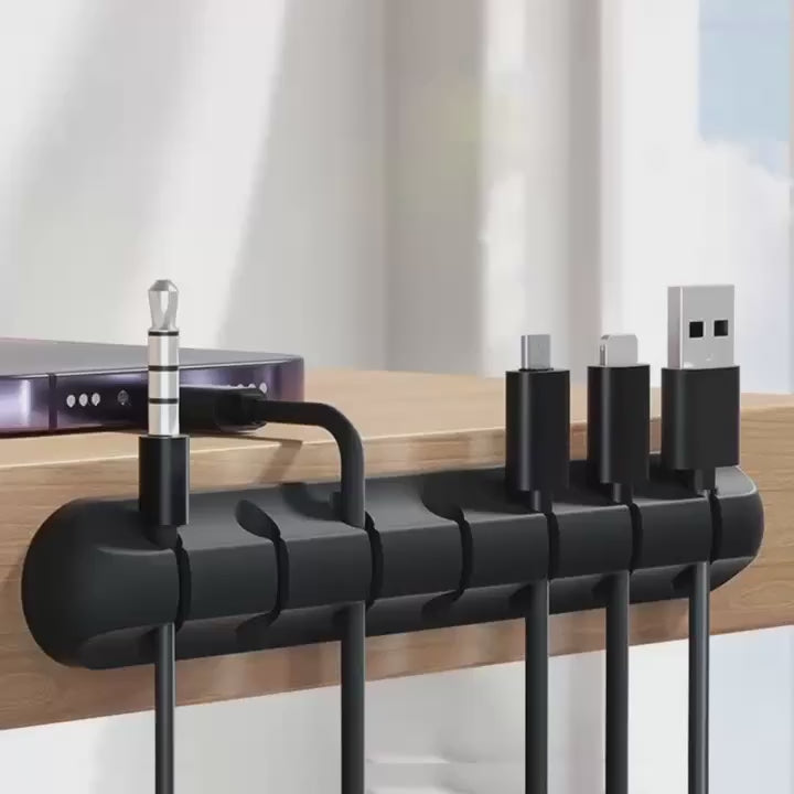 Self-Adhesive Cable Cord Organiser Clips