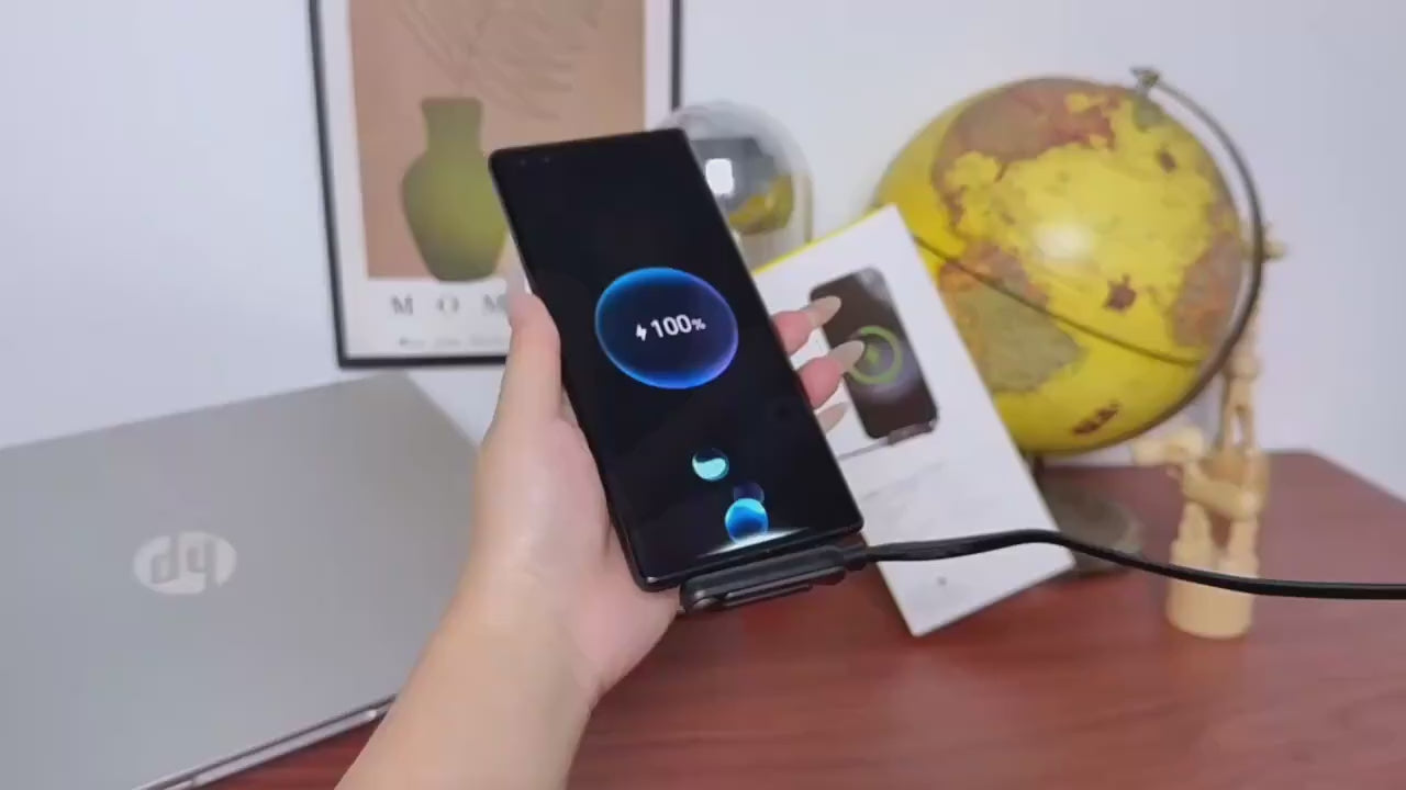 2-in-1 Charging Cable with Phone Stand
